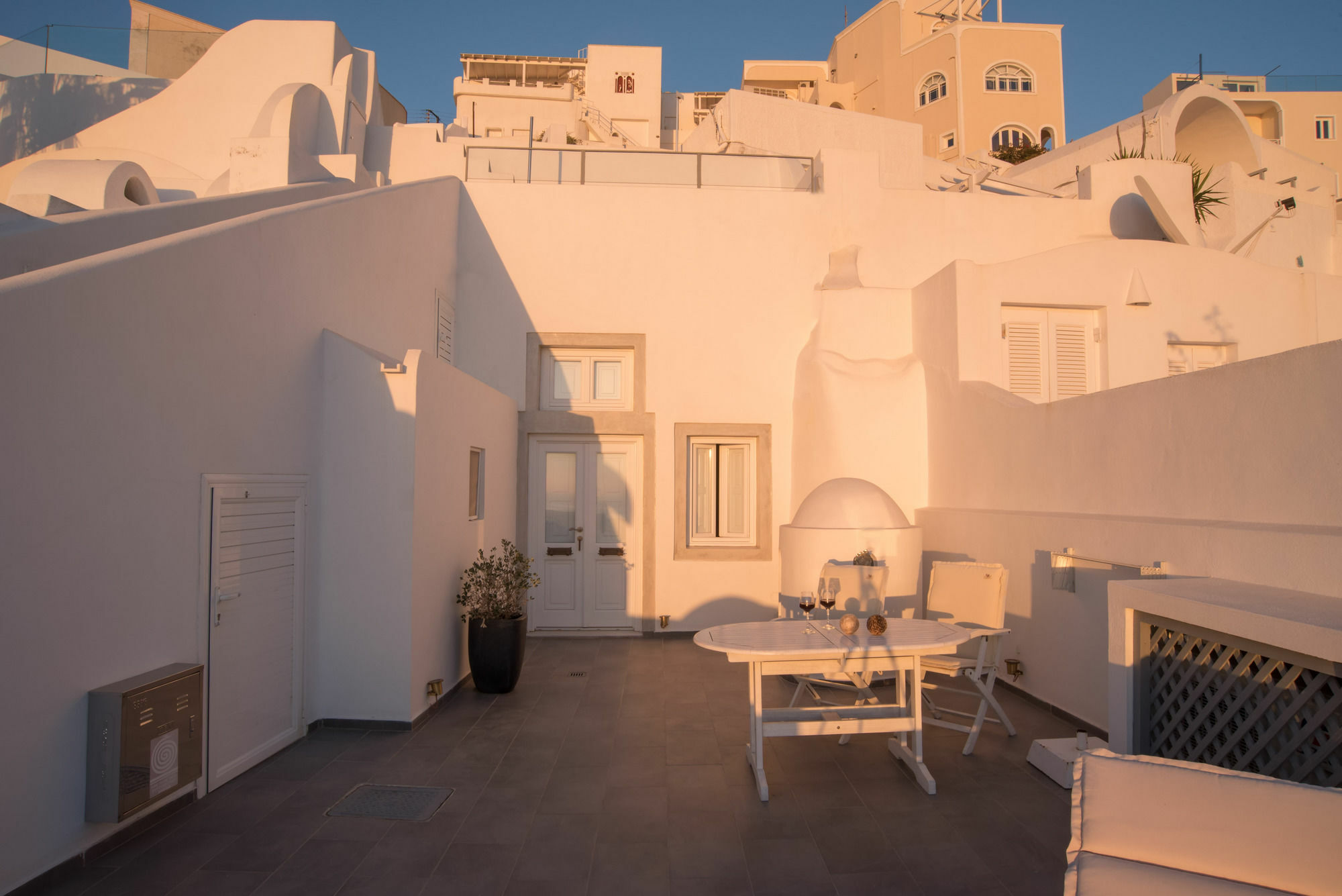 Karpimo Horizon - Caldera View With Private Hot Tub Vila Firostefani Exterior foto